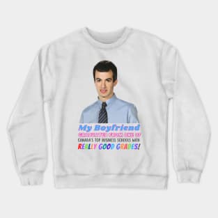 Nathan Fielder is my boyfriend Crewneck Sweatshirt